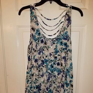 Torrid Floral Sleeveless Blouse